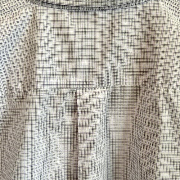 Joseph & Feiss Button Down Mens Shirt Long Sleeve Cotton White Purple Size Large - Picture 5 of 5